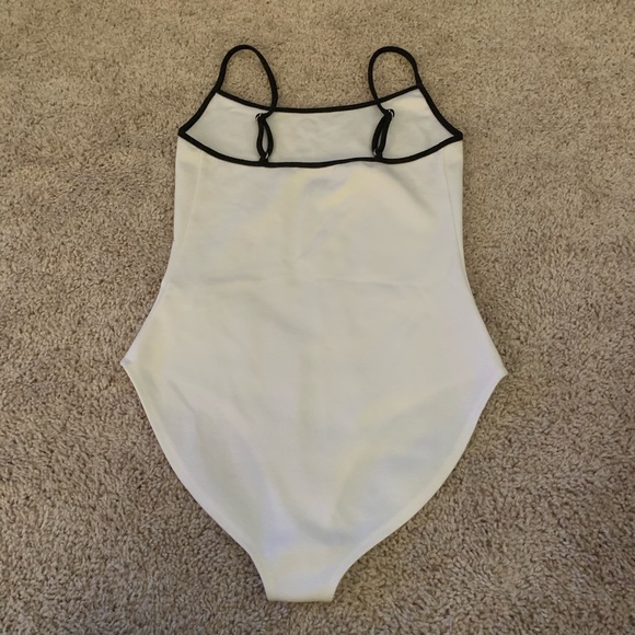 White & Black Body Suit - Picture 2 of 3